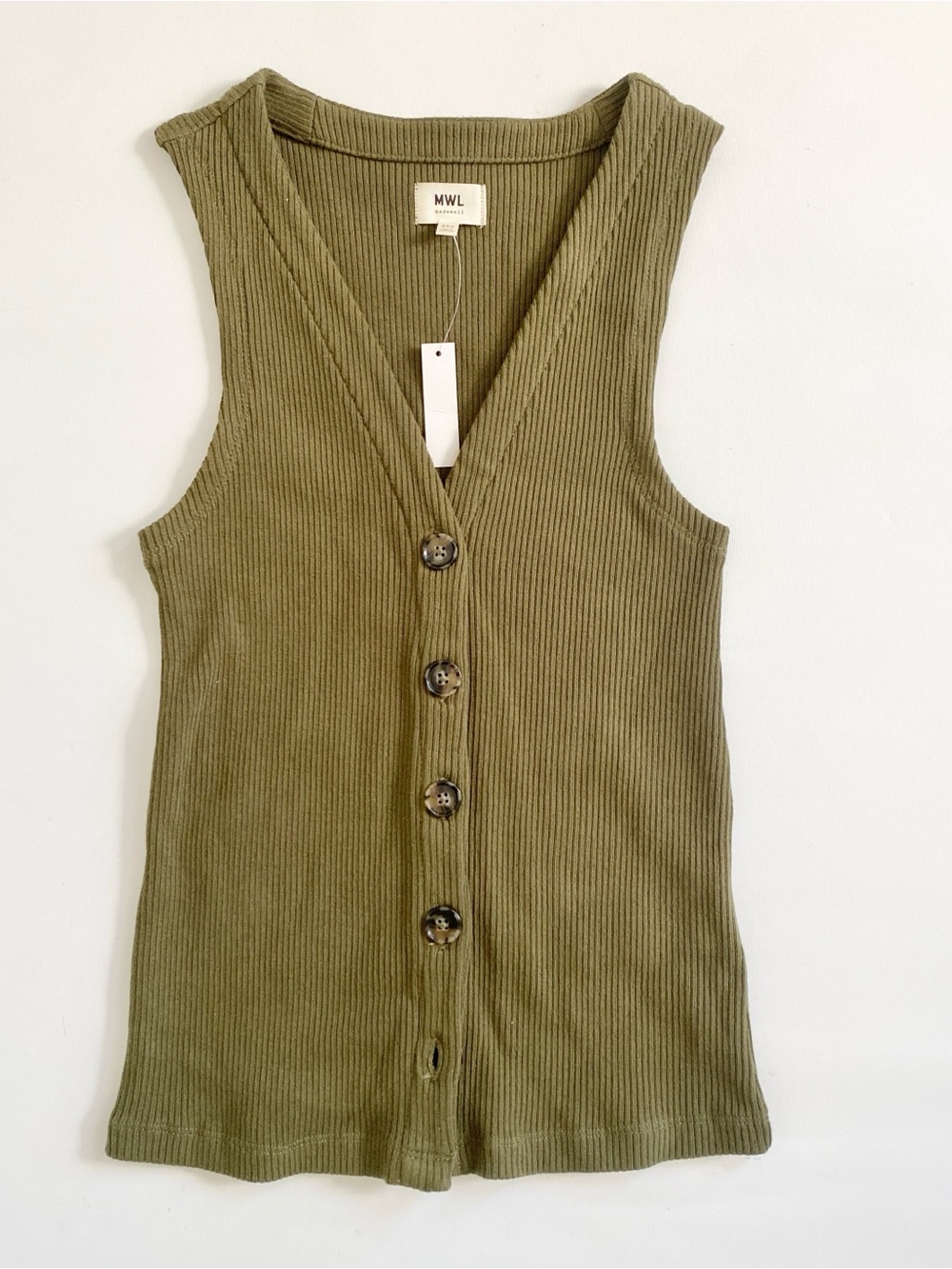 Madewell ribbed best top